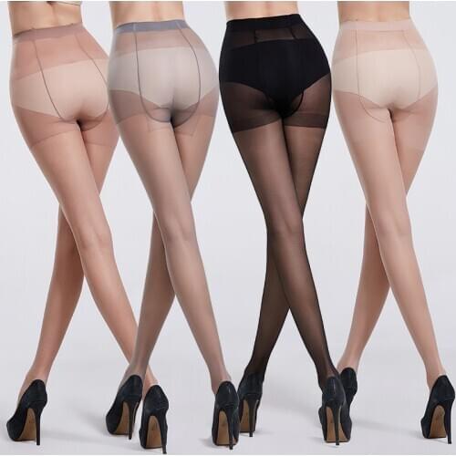 New Sexy Women Tights Transparent Pantyhose Women Ultra-thin Nylon Tights Stretchy Stockings Female Sheer Tights Plus Size