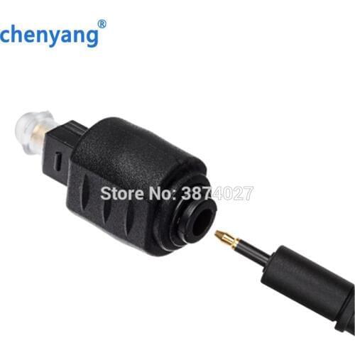 Optical Toslink Male to Mini 3.5mm Toslink Female Audio Adapter Connector Optical Fiber Adaptor