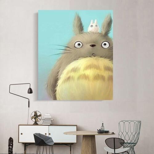 Lovely My Neighbor Totoro 5D Square Diamond Painting Cross Stitch Diamand Embroidery Full round Painting Rhinestone Mosaic gifts