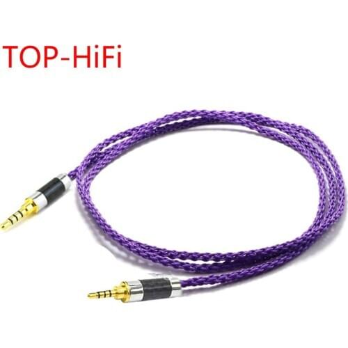 TOP-HiFi Silver Plated 4pin XLR/2.5mm//4.4mm Balanced Headphone Upgrade Cable for Fostex T60RP T20RP T40RPmkII T50RP
