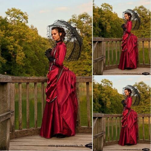 SC-200 Victorian Gothic/Vintage Dress Halloween Theater Movie dresses Prairie Chic dress Custom made