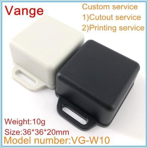 1pcs/lot mould made extrusion shell 36*36*20mm ABS plastic instrument housing diy for module sensor wire connector box