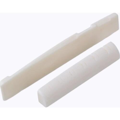 12 String Acoustic Guitar cattle Bone Bridge Saddle And Nut