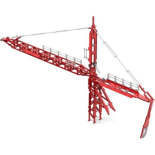 1203Pcs Large Bricks Crane Auxiliary Arm Building Block Toys for High Level Brick Crane Set