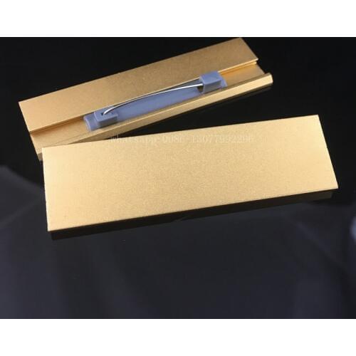 30pcs/lot 70*20mm blank ( no print ) gold name badge with pin DIY printing name tag holder with aluminum name plate
