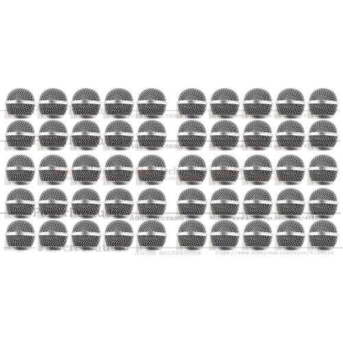 50 pcs New Replacement Ball Head Mesh Microphone Grille for Shure SM58 SM58S SM58LC BETA58 BETA58A