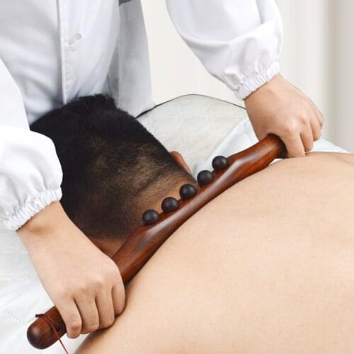 Scraping Stick Wood Back Shoulder Neck Waist Leg Massage Tools Burner Meridian Brush Slim Cellulite Massager Rod