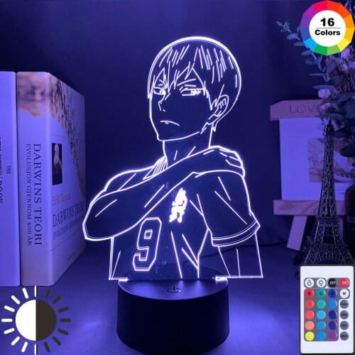 Anime Rgb Colorful Night Light for Bedroom Decor Nightlight Kids Child Birthday Bedside Gift Manga 3d Lamp Indoor Lighting Xmas