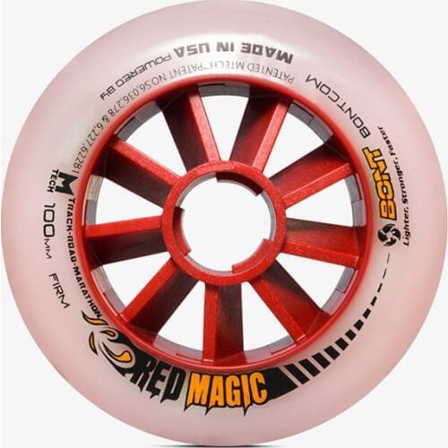 BONT Red Magic Inline skate wheels Speed skate wheels