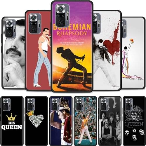 Case for Xiaomi Redmi Note 8 9 10 Pro 7 8T 9T Redmi 9 9i 8A 9A 9C 9T 10 9 Pro Soft Phone Cover Queen Freddie Mercury