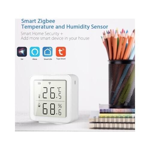 Tuya WIFI Temperature And Humidity Sensor Indoor Hygrometer Thermometer With LCD Display Intelligent Linkage For Smart Home