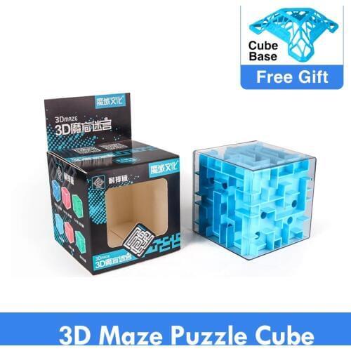 Baby Magic Cube Children Kids Professional Competition 3D Maze Puzzle Cube for Boys Girls Gifts Mini Brain Game Educational Toy