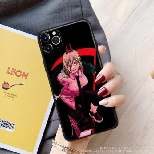 Power Chainsaw Man Anime FOR IPhone Se 6 6s 7 8 Plus X Xr Xs 11 12 Mini Pro Max TPU Soft Silicone Phone Case Cover Shell