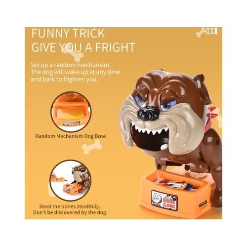 Desktop Game Parent-Child Biting Tiger Dog Creative Whole Dog Simulation Toy