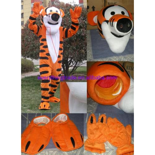 New arrival Cute Cartoon Character cute Pink nose Tigger Adult Mascot Costume For Fancy dress