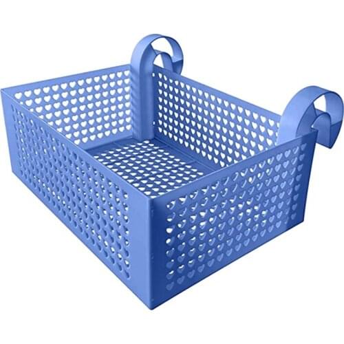 HOT Pool Storage Basket Hanging Portable Removable Organizer Plastic Storage Basket Large Capacity Mesh Basket