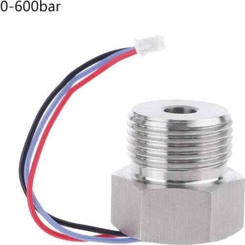 G1/2 Flat Mode Pressure Transmitter Sensor 0-10/30/100/300/600bar Input 5V DC