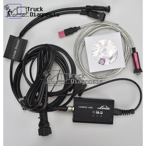 Pathfind software for linde canbox forklift diagnostic scanner tool linde 4 pin Adapter linde canbox doctor