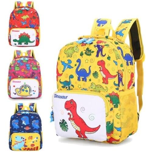 Kindergarten backpack children travel cartoon backpack Cartoon Dinosaur School Bags For boys girls 2-5 years old cute backpack