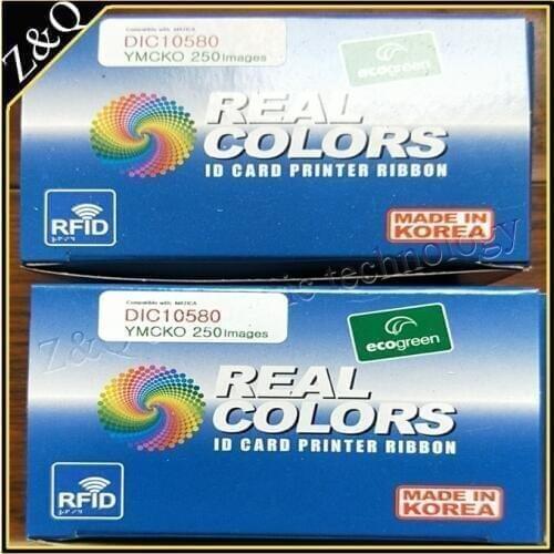 Compatible EDIsecure DIC10580 color ribbon for use with the EDI DCP350 printer 250 prints