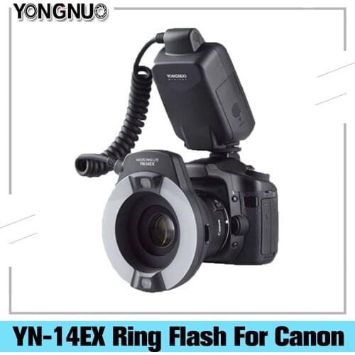 Yongnuo YN-14EX TTL LED Macro Ring Flash Speed Light for Canon 5D Mark II 5D Mark III 6D 7D 60D 70D 700D 650D Speedlite