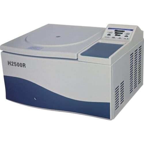 H2500R Tabletop High Speed Refrigerated Centrifuge, Maximum Speed 25000r/min, Maximum RCF 50560xg, Maximum Capacity 6x100ml