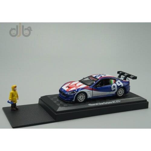 1:43 Diecast Supercar Model Toy GranTurismo MC GT4 Pull Back Car With A Small Figure
