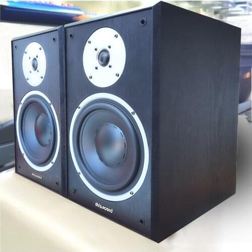 150W 8 Inch Home High-power Bookshelf Speakers Fever Hifi Subwoofer Monitor Passive Speaker High Fidelity Front Desktop Speakers