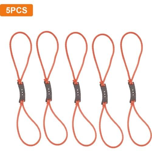 5Pcs Strong Destructive Elastic Durable Rubber Tube Band Slingshot Anti-Slip Leather Catapult Replacement Camping Hunting Tools