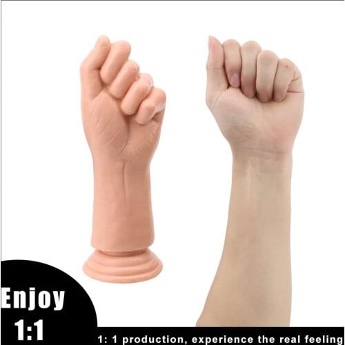 Fist Butt Plug Huge DildoG-spot Anal Plug Male Masturbate Sex Toys Erotic Silicone Suction Hand Anal Stuffed Penis for Women Men