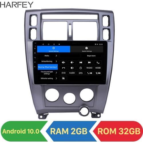 Harfey 10.1" Android 10.0 Head Unit Radio Car Player GPS car Multimedia For Hyundai Tucson 2006 2007 2008-2013 Left Hand Driving