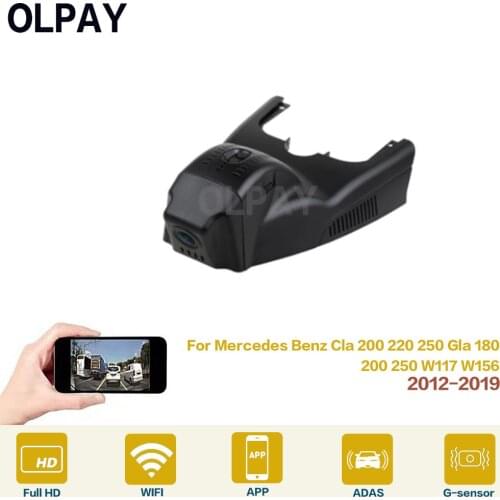 Car DVR Wifi Video Recorder Dash Cam Camera High Quality Night Vision Full Hd For Mercedes Benz CLA 200 220 250 GLA 180 200 250