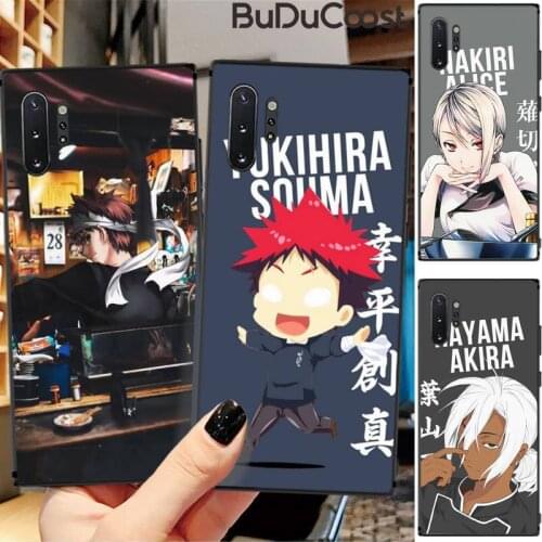 Food Wars Shokugeki no Soma Phone Case for Samsung Note 8 9 10 20 pro lite ultra J 4 6 7 8 prime plus Duo M30 2018