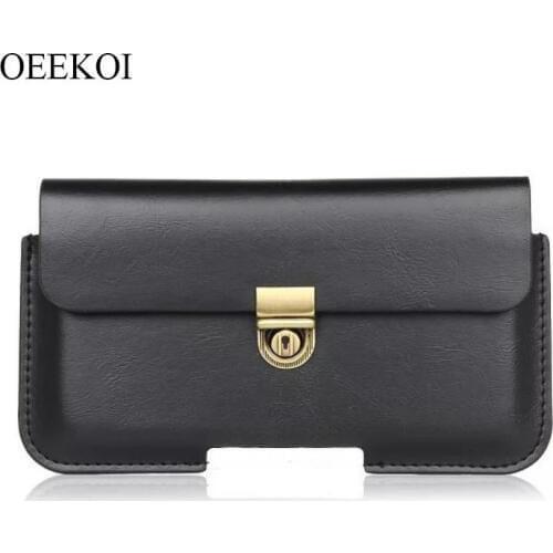 OEEKOI PU Leather Belt Clip Pouch Cover Case for LG X400/K10 2017/G5 SE/K10/X Power/G5 5.3 Inch