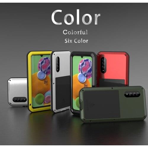 For Samsung Galaxy A90 5g Case Love Mei Shock Dirt Proof Water Resistant Metal Armor Cover Phone Case For Samsung Galaxy A90 5g