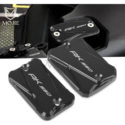 For KYMCO AK550 AK 550 2017 2018 2019 Motorcycle Front Brake Fluid Reservoir Gas Fuel Tank Filler Oil Cap Master Cylinder Cover