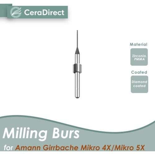 Milling burs Amann Girrbach Mikro 4X Mikro 5X Milling Machine (3Pieces)