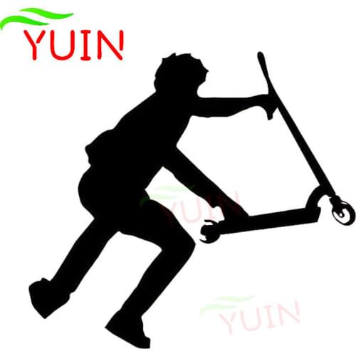 Stunt Scooter Car Decals Fashion Body Decoration Personalized PVC Waterproof Sunscreen Stickers Can Be Customized Color