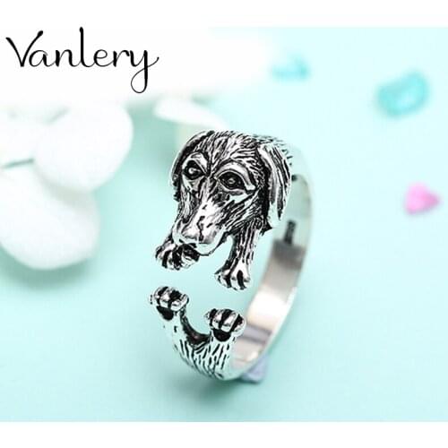 New Arrivals Charming Dog Ring for Women Boho Knuckle Party Rings Gothic Punk Jewelry Gifts for Girls 2021