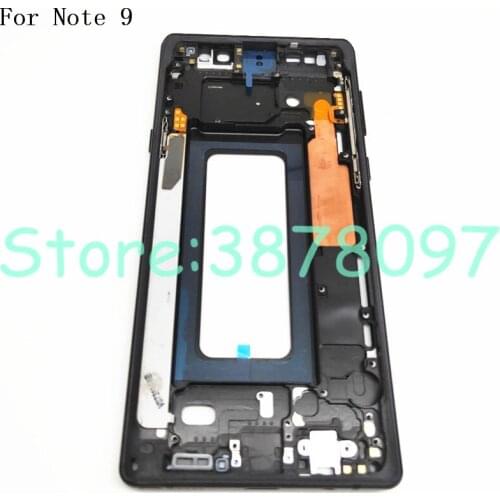 New For Samsung Galaxy Note9 Note 9 N960 N960U SM-N960U Middle Frame Bezel Metal Housing Case with Power Volume Side Button