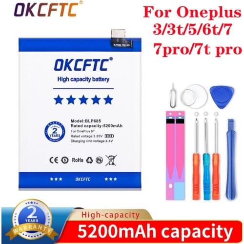 OKCFTC OnePlus 5T Phone Batteries