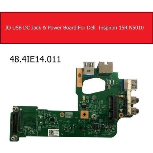 Power Port Board For Dell Inspiron 15R N5110 AUDIO USB Port LAN board Ethernet USB 3.0 Jack Board Replacement 48.4IE14.011