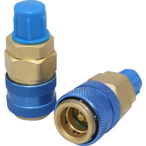R134A Low Pressure Straight Quick Coupler Connector Car A/C Refrigerant Adapter Car Repair Tools pressure gauge