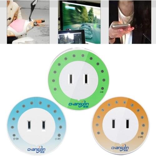 Mini Outlet Countdown Timer for Household Electric Appliance Charger US Plug 110V-220V Countdown Time Switch Socket Timer