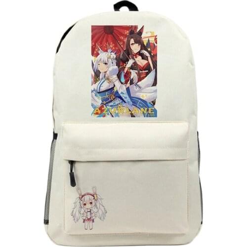 Azur Lane USS Enterprise Laffey Yorktown Travel Rucksack Casual Schoolbag Student Backpacks