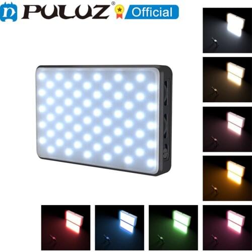 PULUZ 2500K / 9000K 120 LEDs Live Broadcast Video LED Light Photography Beauty Selfie Fill Light with Switchable 6 Colors Filter