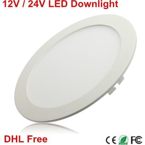 20pcs/lot,DHL Free,AC/DC 12V 24V led downlight 3W 4W 6W 9W 12W 15W 25W led ceiling recessed grid downlight With LED Transformer