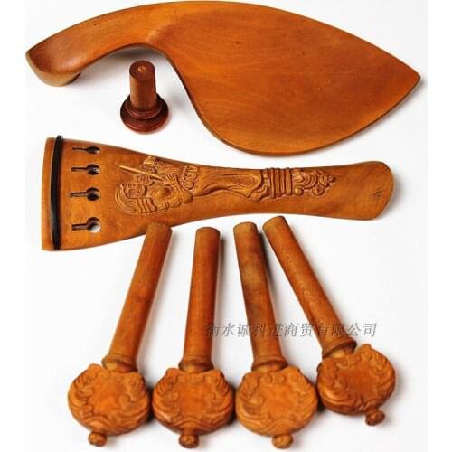 2set carved boxwood violin 4/4 part ,beautiful decoration ,perfect workmanship