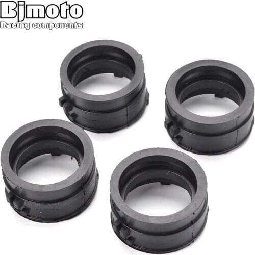 4 PCS Motorcycle Carburetor Adapter Inlet Intake Pipe Rubber Mat for Honda CBR900RR CBR900 1993-1999 fit Yamaha 16211-MAS-E00