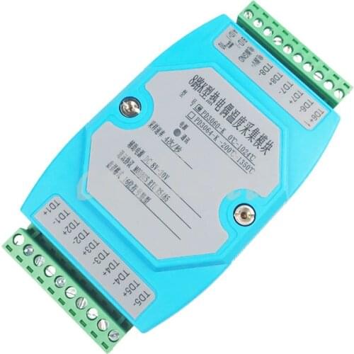 8 K -type thermocouple acquisition module 485 MODBUS RTU protocol